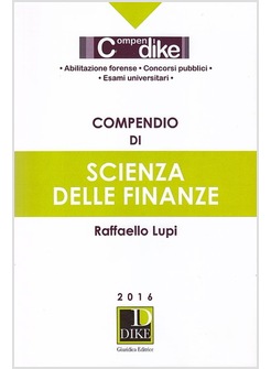 COMPENDIO DI SCIENZA DELLE FINANZE