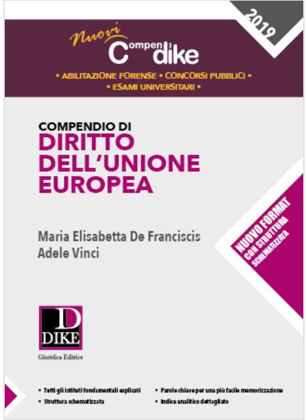 COMPENDIO DI DIRITTO DELL'UNIONE EUROPEA