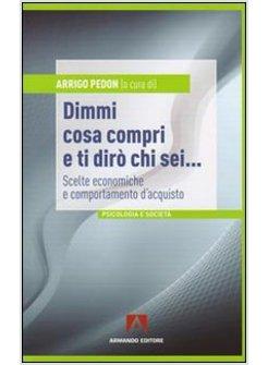 DIMMI COSA COMPRI E TI DIRO' CHI SEI SCELTE ECONOMICHE E COMPORTAMENTO