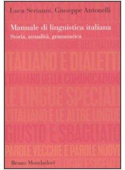 MANUALE DI LINGUISTICA ITALIANA