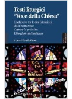 TESTI LITURGICI  VOCE DELLA CHIESA