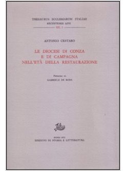 DIOCESI DI CONZA E DI CAMPAGNA NELL'ETA' DELLA RESTAURAZIONE (LE)