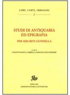 STUDI DI EPIGRAFIA LATINA