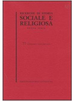 RICERCHE DI STORIA SOCIALE E RELIGIOSA 77