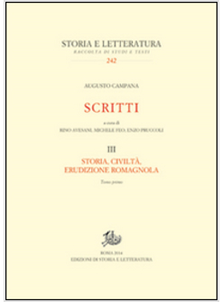 SCRITTI. STORIA, CIVILTA, ERUDIZIONE ROMAGNOLA