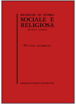 RICERCHE DI STORIA SOCIALE E RELIGIOSA