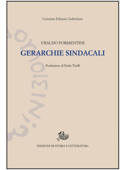 GERARCHIE SINDACALI