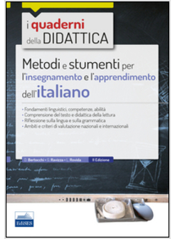 METODI E STRUMENTI PER L'INSEGNAMENTO E L'APPRENDIMENTO DELL'ITALIANO