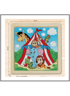 PUZZLE IN LEGNO (DISPLAY 24 PZ.)