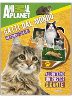 GATTI DAL MONDO. LIBRO STICKERS