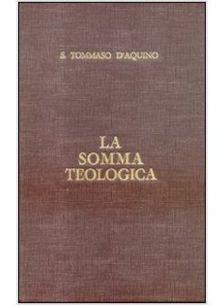 SOMMA TEOLOGICA  INTROD.  GENERALE  LATINO ITALIANO