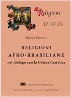 RELIGIONI AFRO-BRASILIANE NEL DIALOGO CON LA CHIESA CATTOLICA