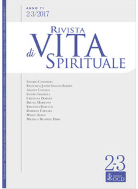 RIVISTA DI VITA SPIRITUALE (2017). VOL. 2-3