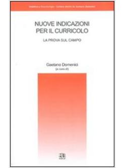 NUOVE INDICAZIONI PER IL CURRICOLO