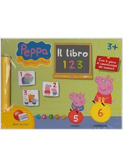 PEPPA PIG IL LIBRO 1 2 3 CON IL GIOCO ASSOCIAZIONE DI NUMERI