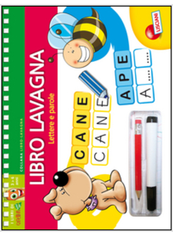 LIBRO-LAVAGNA LETTERE E PAROLE. CON GADGET