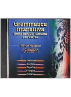 GRAMMATICA INTERATTIVA DELLA LINGUA ITALIANA CD-ROM