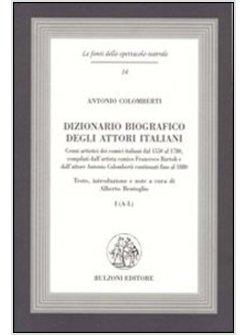 DIZIONARIO BIOGRAFICO DEGLI ATTORI ITALIANI