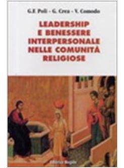 LEADERSHIP E BENESSERE INTERPERSONALE NELLE COMUNITA' RELIGIOSE