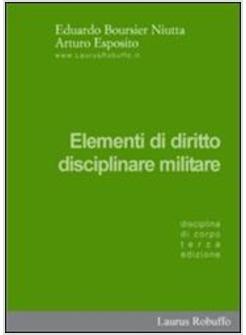 ELEMENTI DI DIRITTO DISCIPLINARE MILITARE