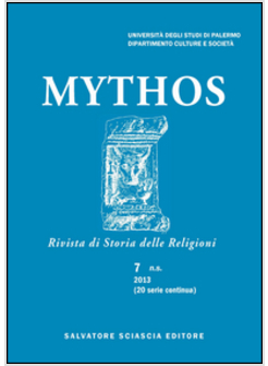 MYTHOS. RIVISTA DI STORIA DELLE RELIGIONI