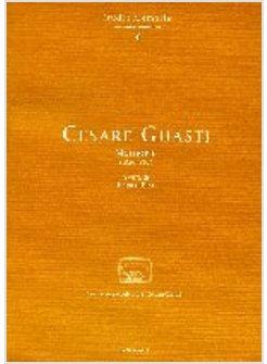 CESARE GUASTI MEMORIE (1840-1862)