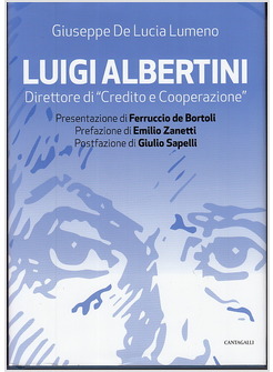 LUIGI ALBERTINI DIRETTORE DI "CREDITO E COOPERAZIONE"