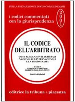 CODICE DELL'ARBITRATO-2001