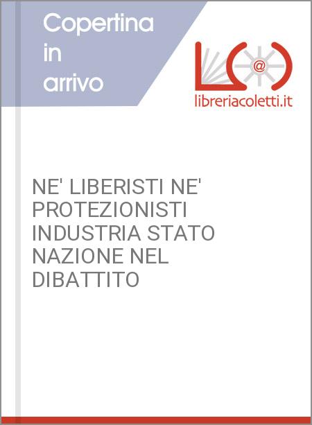 NE' LIBERISTI NE' PROTEZIONISTI INDUSTRIA STATO NAZIONE NEL DIBATTITO