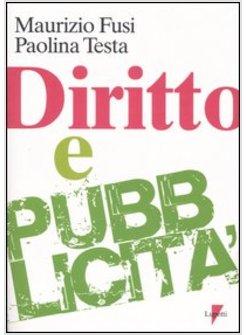 DIRITTO E PUBBLICITA'