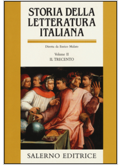 STORIA DELLA LETTERATURA ITALIANA VOL 2