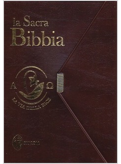 Sacra Bibbia La via della Pace con caratteri grandi Copertina