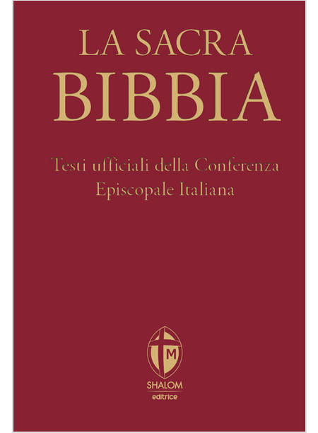 SACRA BIBBIA. EDIZ. GRANDE A CARATTERI GRANDI. TELA ROSSA (LA)