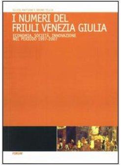 NUMERI DEL FRIULI VENEZIA GIULIA ECONOMIA SOCIETA INNOVAZIONE NEL PERIODO (I)