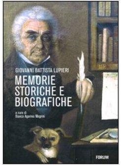 MEMORIE STORICO-BIOGRAFICHE