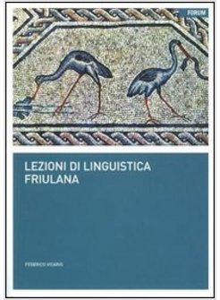 LEZIONI DI LINGUISTICA FRIULANA