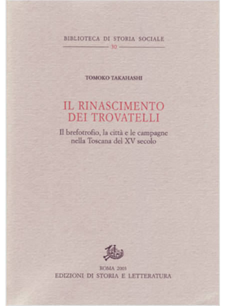 RINASCIMENTO DEI TROVATELLI