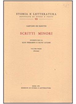 SCRITTI MINORI