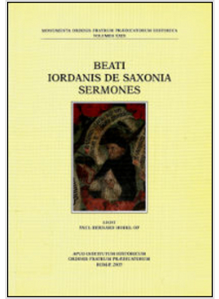 BEATI IORDANIS DE SAXONIA SERMONES