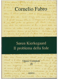 OPERE COMPLETE 28 IL PROBLEMA DELLA FEDE