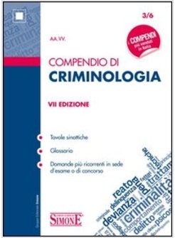 COMPENDIO DI CRIMINOLOGIA