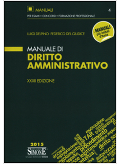 MANUALE DI DIRITTO AMMINISTRATIVO