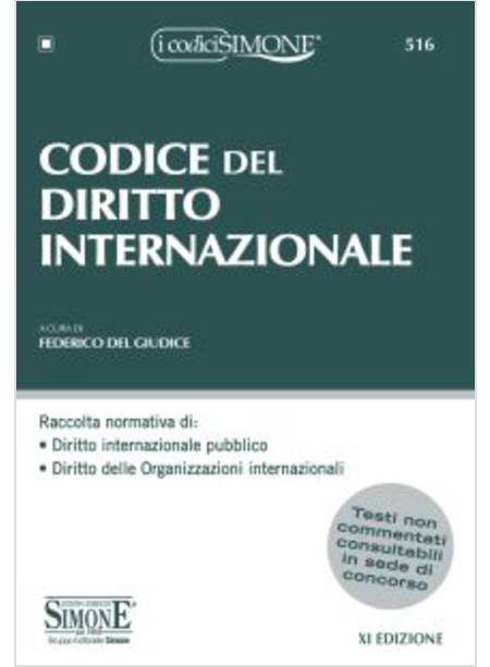 CODICE DEL DIRITTO INTERNAZIONALE