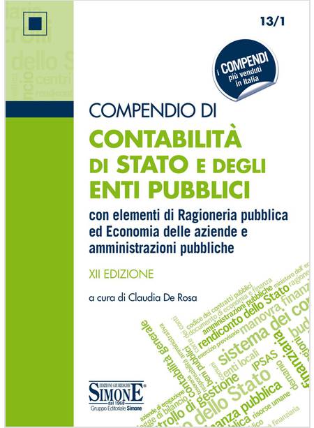 COMPENDIO DI CONTABILITA' DI STATO E DEGLI ENTI PUBBLICI