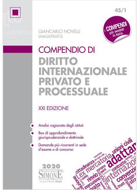 COMPENDIO DI DIRITTO INTERNAZIONALE PRIVATO E PROCESSUALE