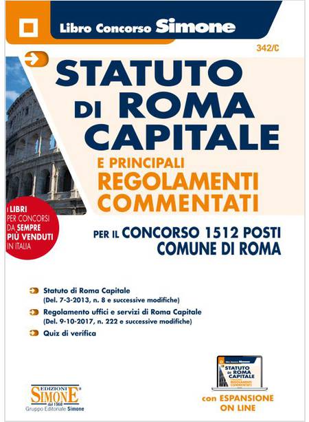 STATUTO DI ROMA CAPITALE E PRINCIPALI REGOLAMENTI COMMENTATI