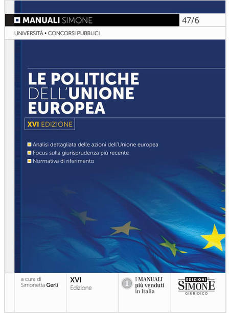 LE POLITICHE DELL'UNIONE EUROPEA