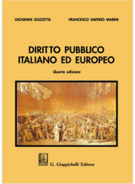 DIRITTO PUBBLICO ITALIANO ED EUROPEO