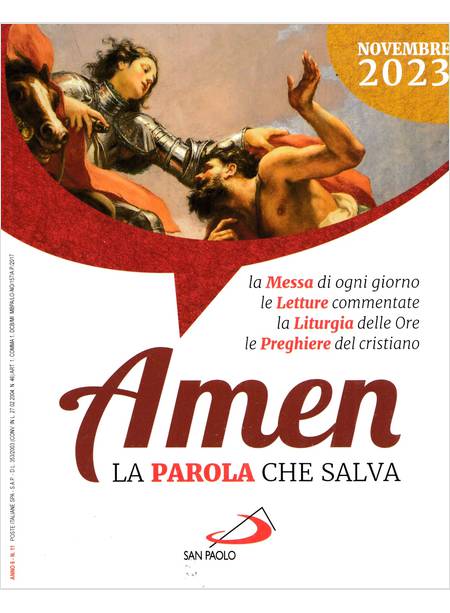 AMEN LA PAROLA CHE SALVA NOVEMBRE 2023