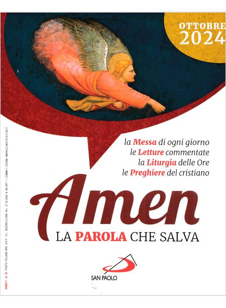 AMEN LA PAROLA CHE SALVA OTTOBRE 2024